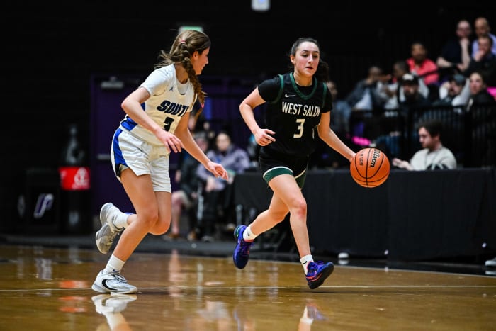 South Medford West Salem 6A Oregon girls basketball quarterfinal Naji Saker -35